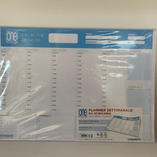 planner da scrivania settimanale