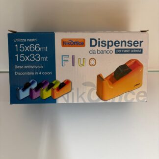 Dispenser da Banco per Nastri Adesivi con Base Antiscivolo – 3 Colori
