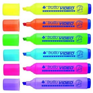 Evidenziatori Tratto Video Fluorescent Ink – l'Evidenziatore Italiano