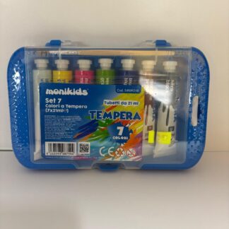 Monokids Set Tempera 7 Colori β 7x21 ml