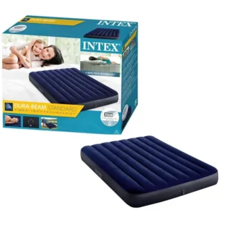 Intex 64759 Materasso Gonfiabile Matrimoniale Dura-Beam Classic Downy 152x203x25 cm